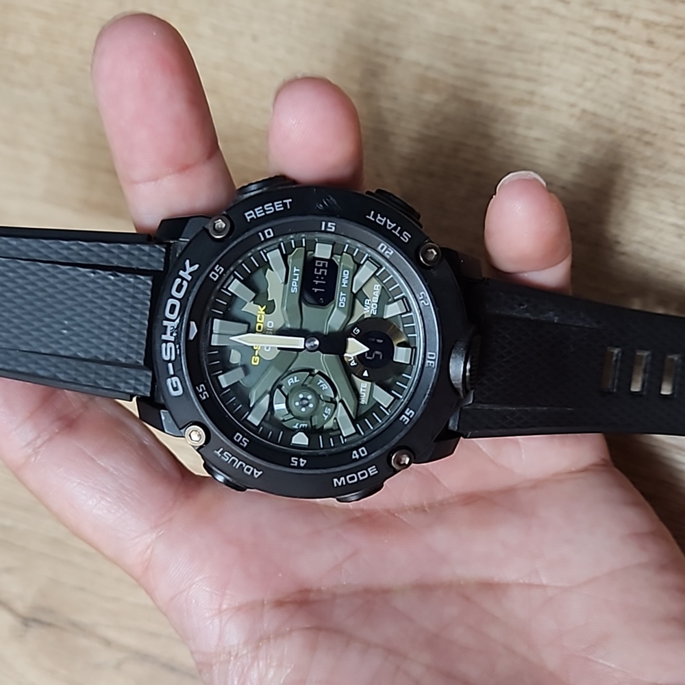 G-Shock Black and Gold Men's Watch